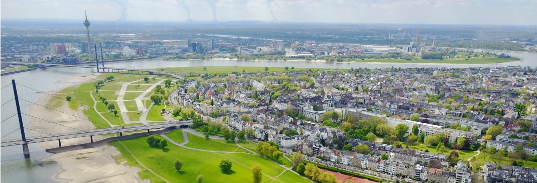 Panoramablick über die Umgebung von Weeze